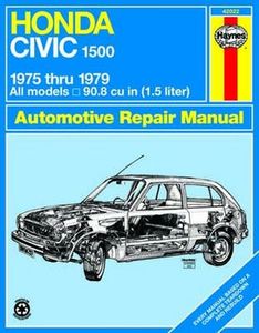 Haynes Repair Manual For Honda Civic 1500 CVCC (1975-1979)