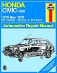 Haynes Repair Manual For Honda Civic 1500 CVCC (1975-1979)