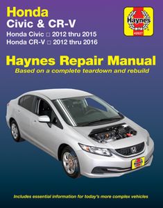 Haynes Repair Manual for Honda Civic & CR-V (2012-2016)