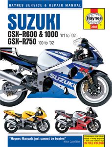 Haynes Suzuki GSX-R600, 750, & 1000 Superbike (2000-2002)