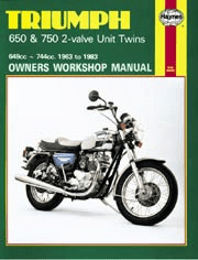Haynes Triumph 650 & 750 2-Valve Unit Twins (1963-1983)