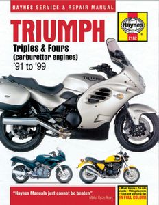 Haynes Triumph 750/900 Triples & 1200 Fours Superbike (1991-1999)