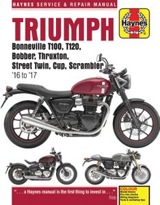 Haynes Triumph Street, Bonneville, and Thruxton - (2016-2017) 