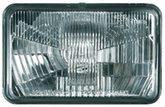 Hella 164 x 103mm H4 Single High/Low Beam Headlamp - Off Road Only