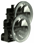 Hella Optilux 4" LED Black Fog Lamp Kit 
