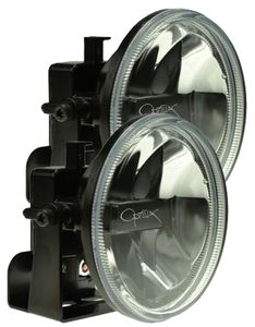 Hella Optilux 4" LED Black Fog Lamp Kit 