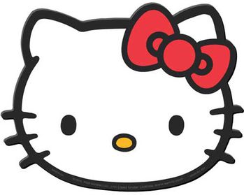 Hello Kitty Face Utility Mat