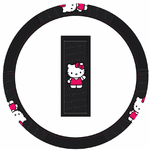 Hello Kitty Waving Steering Wheel Cover