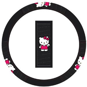 Hello Kitty Waving Steering Wheel Cover