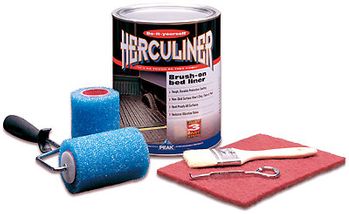 Herculiner Black Brush-On Truck Bed Liner Kit (Gallon)