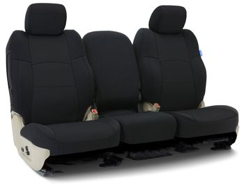 Moda Custom Black Wetsuit Rear Seat Cover for GMC Sierra 1500, SLE, SLT, AT4, Elevation & 2500 (2019-2021)
