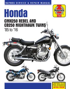 Honda CMX250 Rebel & CB250 Nighthawk Twins (1985-2016)