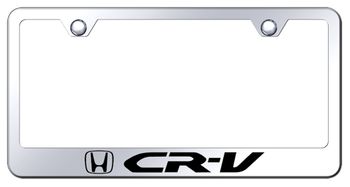 Honda CR-V Laser Etched Stainless Steel License Plate Frame