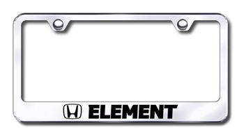 Honda Element Laser Etched Stainless Steel License Plate Frame