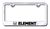 Honda Element Laser Etched Stainless Steel License Plate Frame