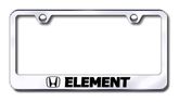 Honda Element Laser Etched Stainless Steel License Plate Frame
