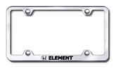 Honda Element Laser Etched Stainless Steel Wide License Plate Frame