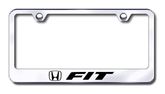 Honda Fit Laser Etched Stainless Steel License Plate Frame