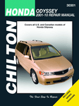 Honda Odyssey Chilton Repair Manual (2001-2010)