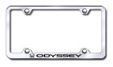 Honda Odyssey Laser Etched Stainless Steel Wide License Plate Frame