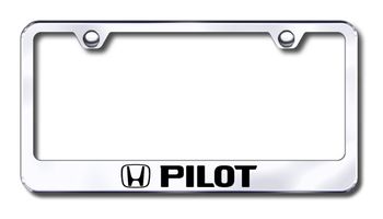 Honda Pilot Laser Etched Stainless Steel License Plate Frame