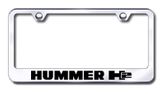 Hummer H2 Laser Etched Stainless Steel License Plate Frame