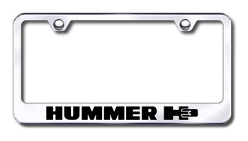 Hummer H3 Laser Etched Stainless Steel License Plate Frame