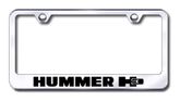 Hummer H3 Laser Etched Stainless Steel License Plate Frame