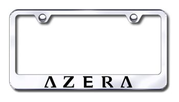 Hyundai Azera Laser Etched Stainless Steel License Plate Frame