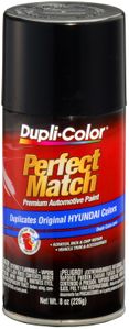 Ebony Black Auto Spray Paint for Hyundai & Kia - EB (1991-2013)
