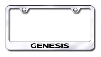 Hyundai Genesis Laser Etched Stainless Steel License Plate Frame