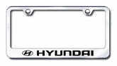Hyundai Stainless Steel License Plate Frames