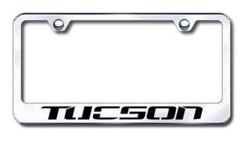 Hyundai Tucson Laser Etched Stainless Steel License Plate Frame