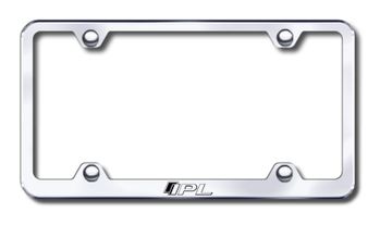 Infiniti IPL Laser Etched Stainless Steel Wide License Plate Frame