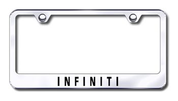 Infiniti Laser Etched Stainless Steel License Plate Frame