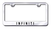 Infiniti Laser Etched Stainless Steel License Plate Frame