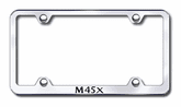 Infiniti M45X Laser Etched Stainless Steel Wide License Plate Frame