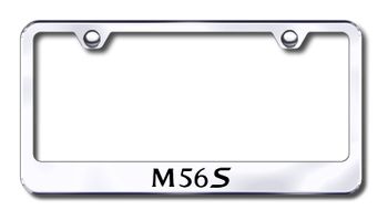 Infiniti M56S Laser Etched Stainless Steel License Plate Frame