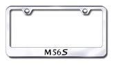 Infiniti M56S Laser Etched Stainless Steel License Plate Frame