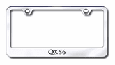 Infiniti QX56 Laser Etched Stainless Steel License Plate Frame