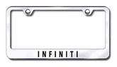Infiniti Stainless Steel License Plate Frames