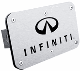 Infiniti Stainless Steel Name & Logo Hitch Plug