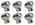 Jeep CJ Billet Aluminum Dash Knob Set (1976-1986)