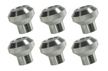 Jeep CJ Billet Stainless Steel Dash Knob Set (1976-1986)