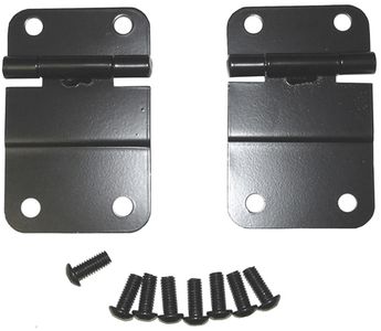 Jeep CJ Black Stainless Steel Lower Tailgate Hinge (1976-1986)