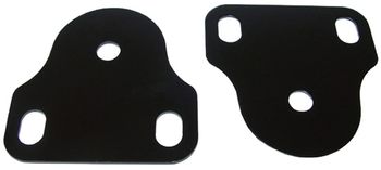 Jeep CJ Black Steel Interior Windshield Brackets (1976-1986)