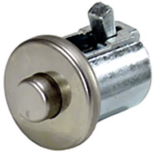 Jeep CJ Stainless Steel Glove Box Lock Button