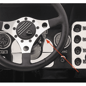 Jeep CJ Stainless Steel Steering Column Cover