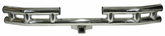Jeep CJ & Wrangler Stainless Steel Rear Tube Bumper w/Hitch (1955-2006)