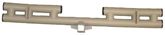 Jeep CJ & Wrangler Titanium Rear Tube Bumper w/Receiver (1955-2006)